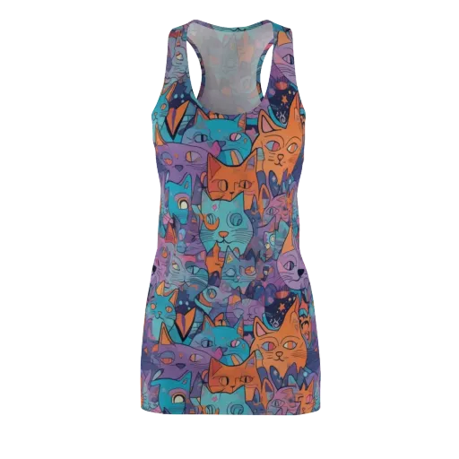 Whisker Spectrum on a Racerback Dress