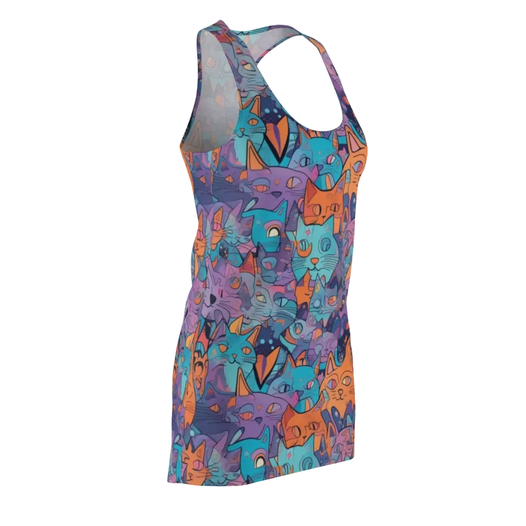 Whisker Spectrum on Racerback Dress — Front Side