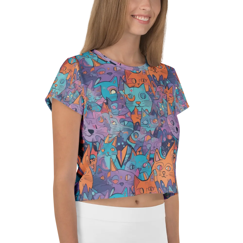 Whisker Spectrum on Crop Tee — Right