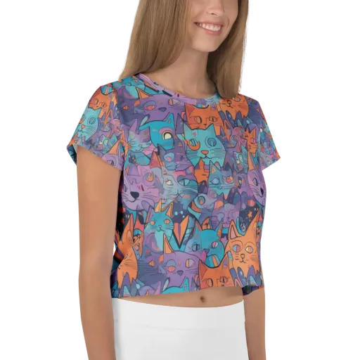 Whisker Spectrum on a Crop Tee
