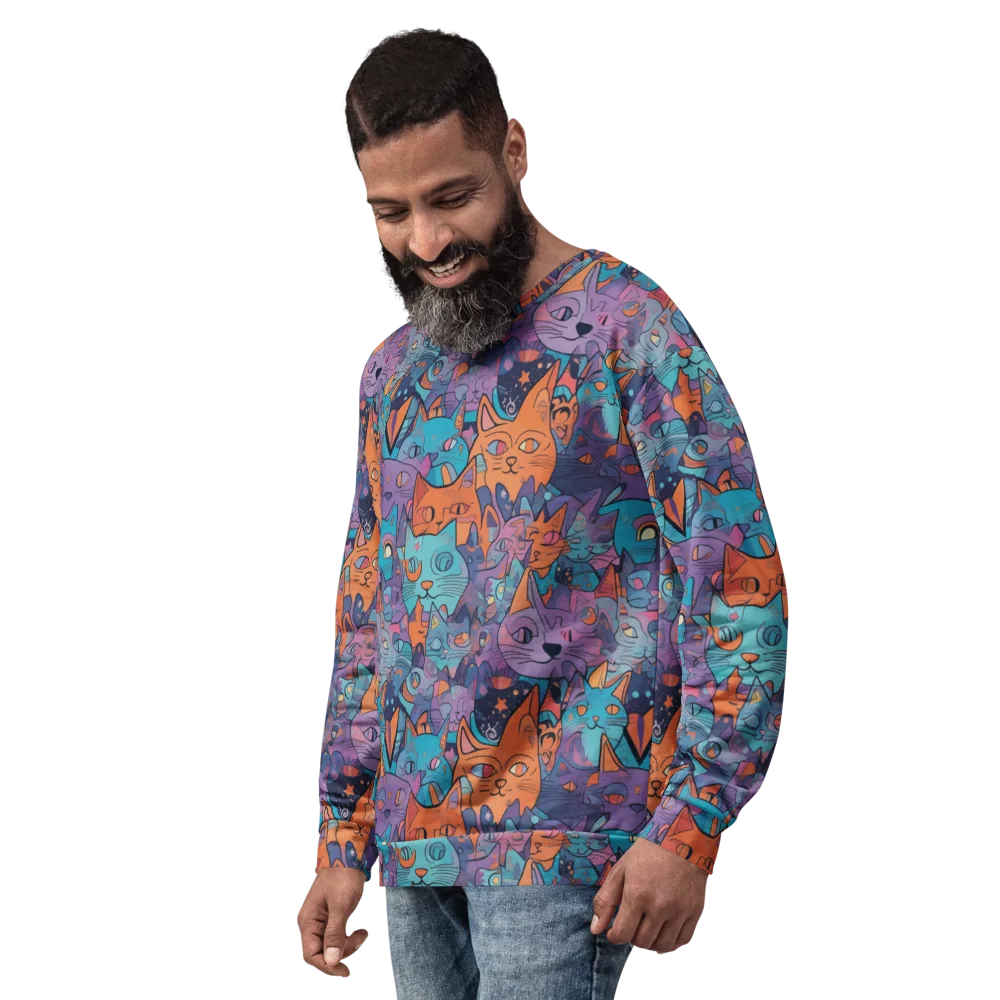 Whisker Spectrum on Sweatshirt — Left Front