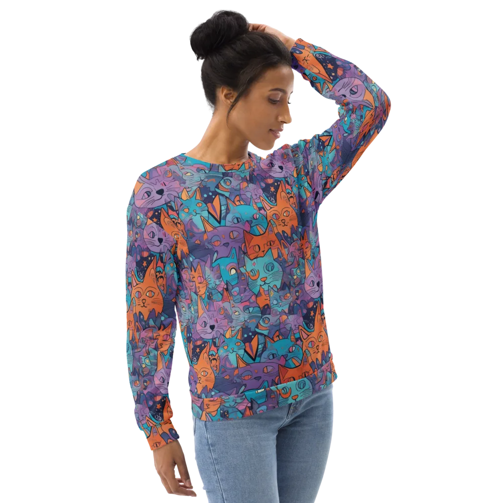 Whisker Spectrum on Sweatshirt — Right Front