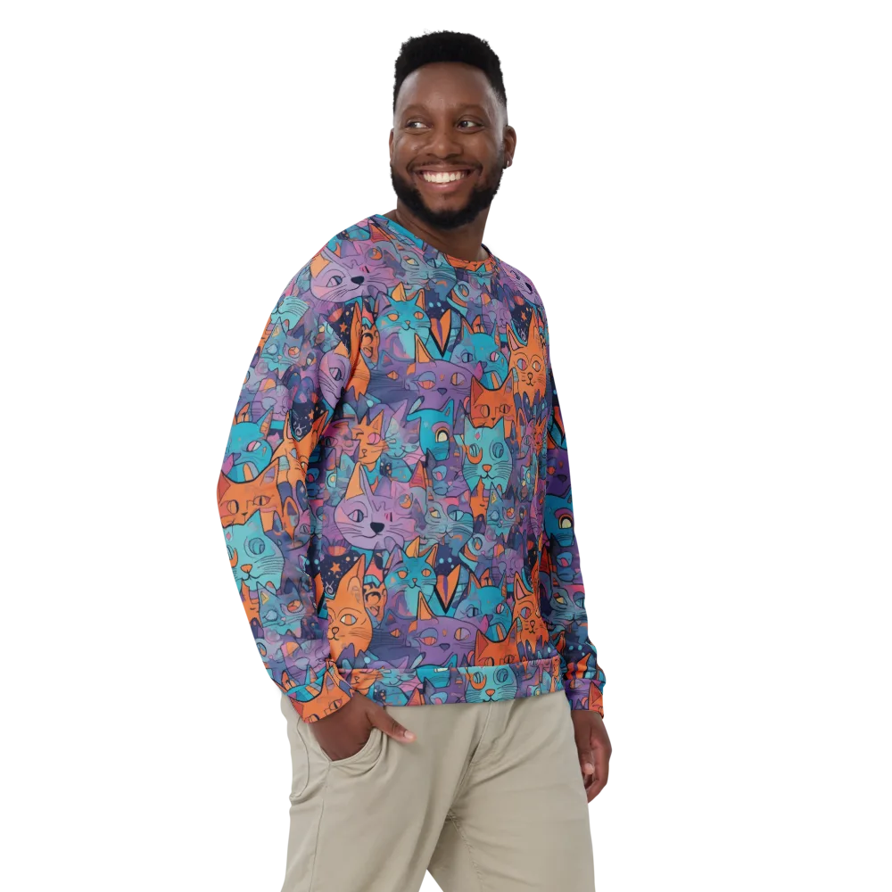 Whisker Spectrum on Sweatshirt — Front