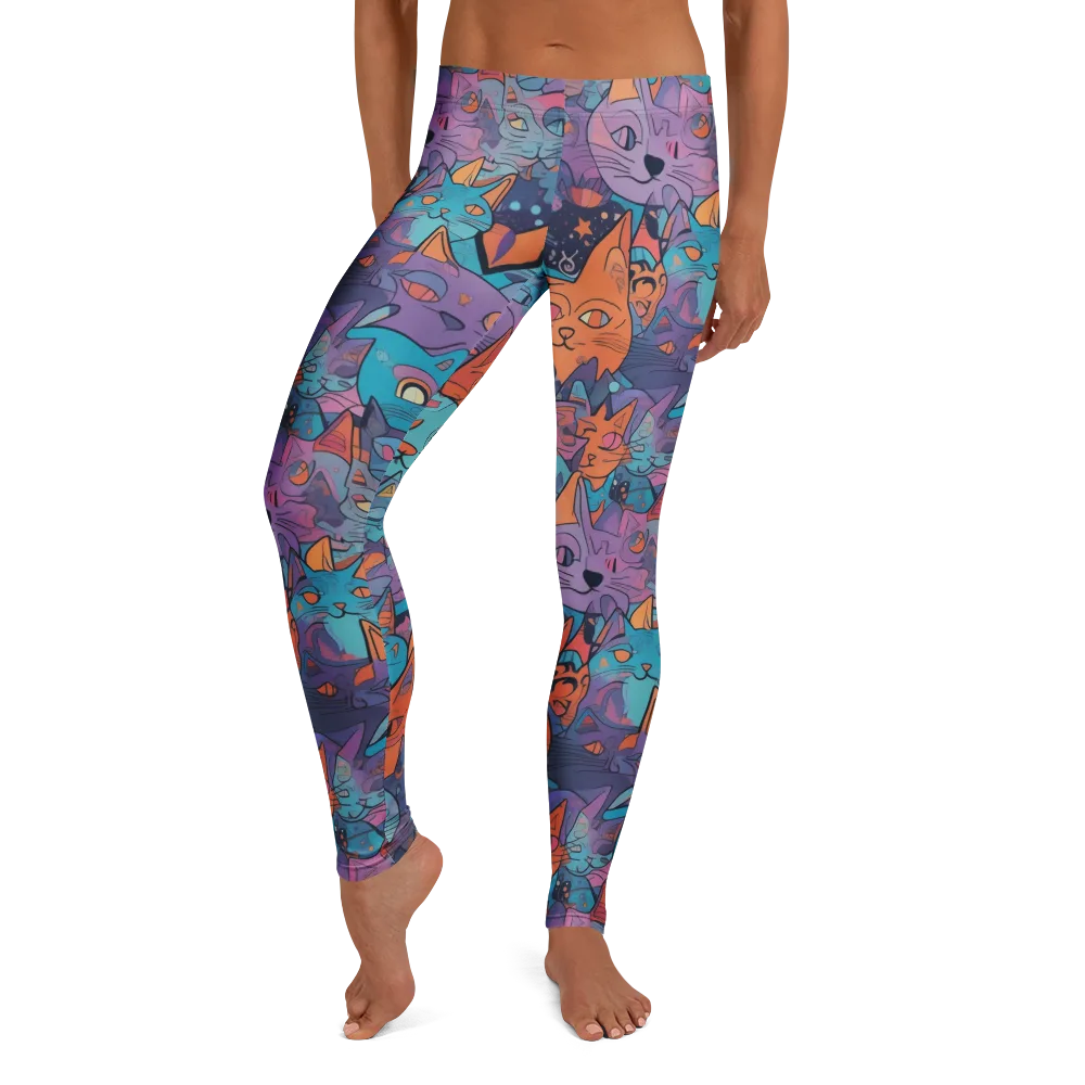 Whisker Spectrum on Leggings — Front