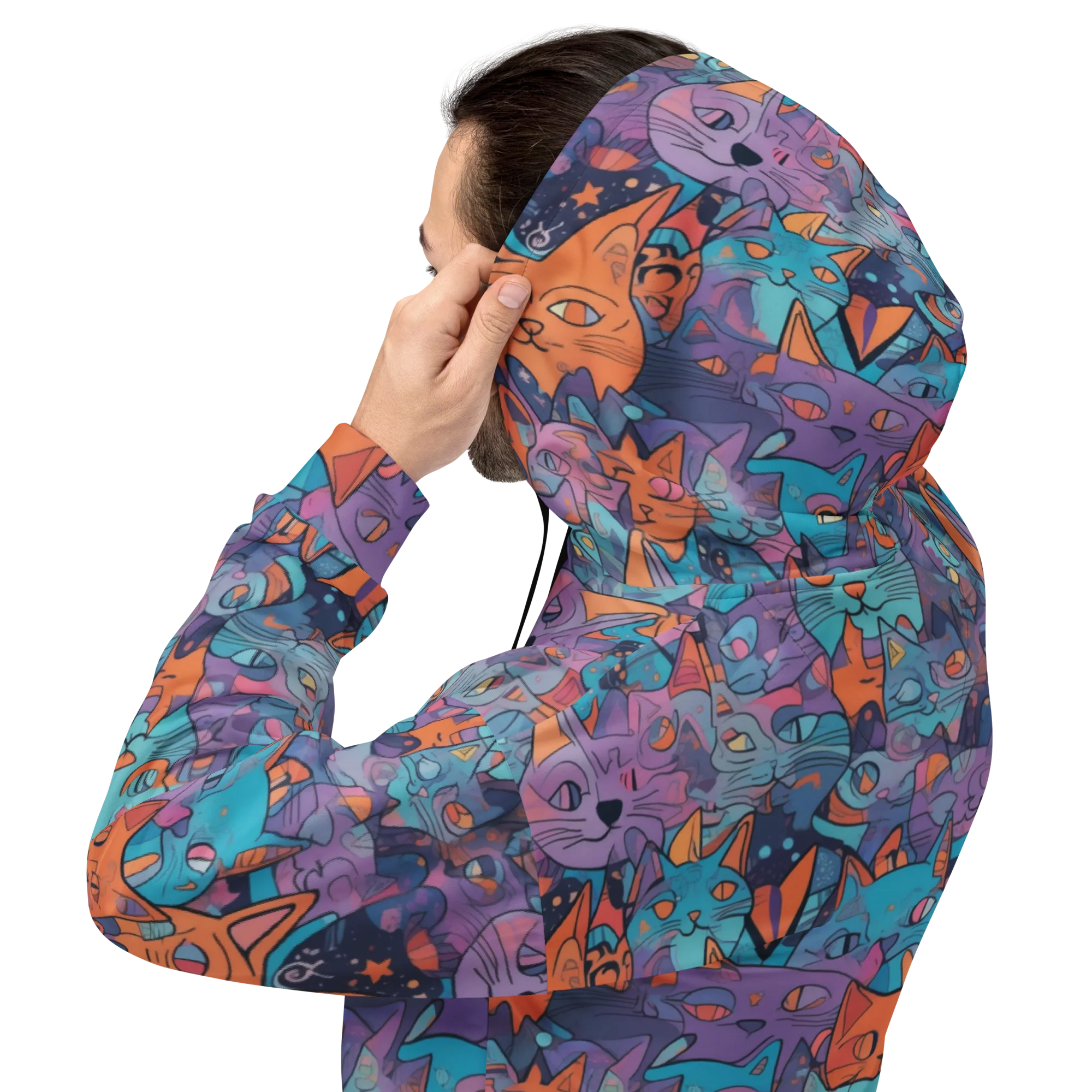 Whisker Spectrum on Hoodie — Back