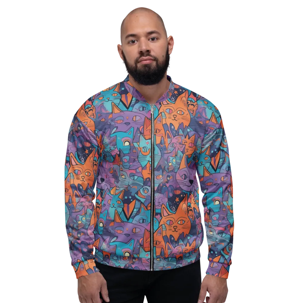 Whisker Spectrum on Bomber Jacket — Front