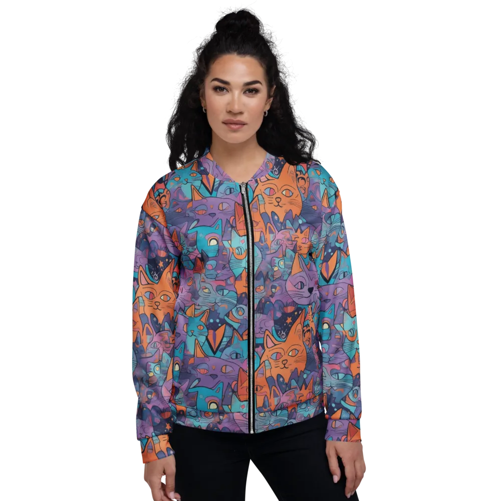 Whisker Spectrum on Bomber Jacket — Front