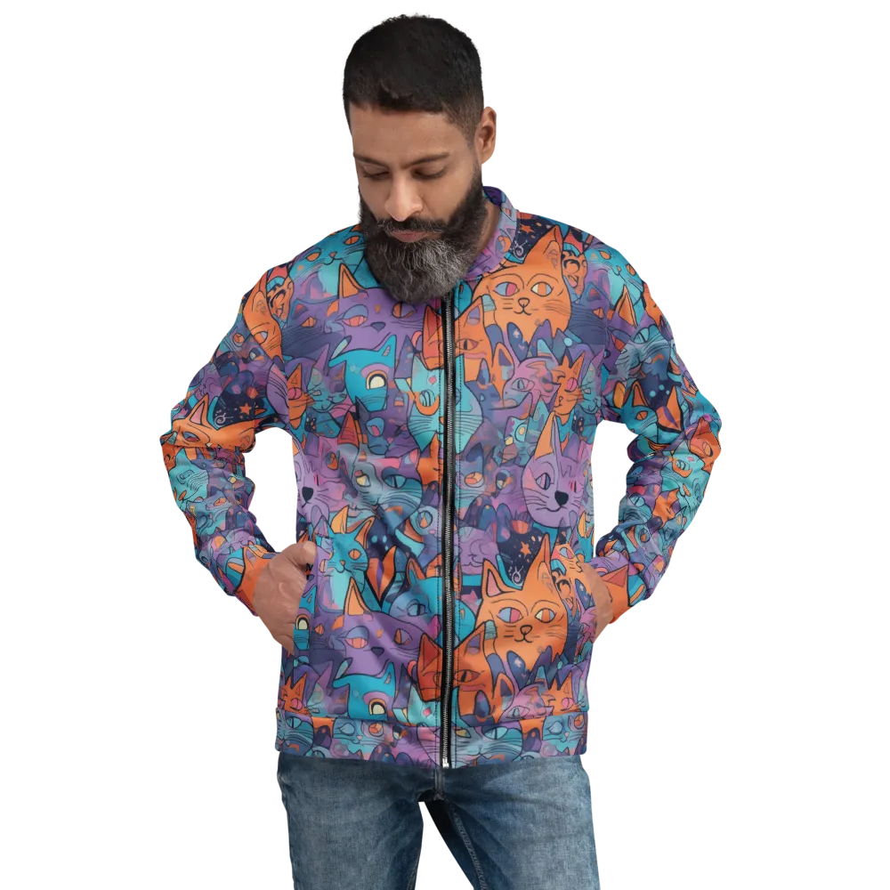 Whisker Spectrum on Bomber Jacket — Front