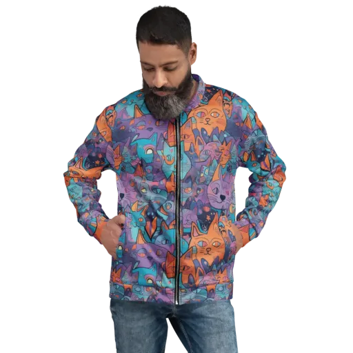 Whisker Spectrum on a Bomber Jacket