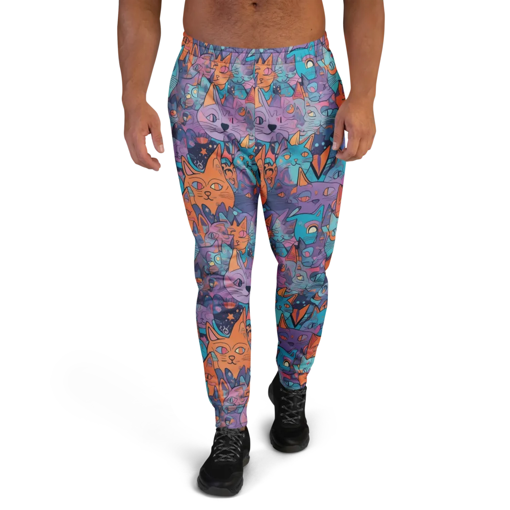 Whisker Spectrum on Men's Joggers — Front