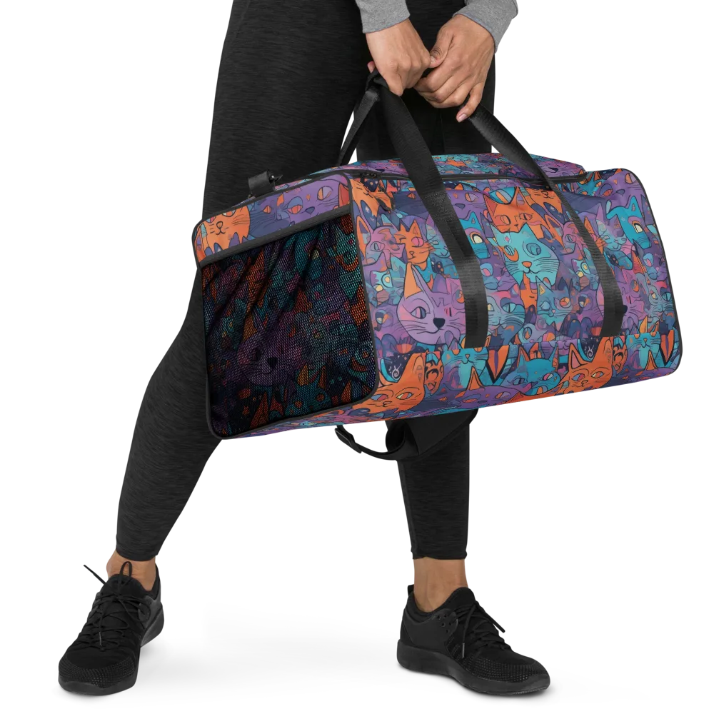 Whisker Spectrum on Duffle Bag — Right Front