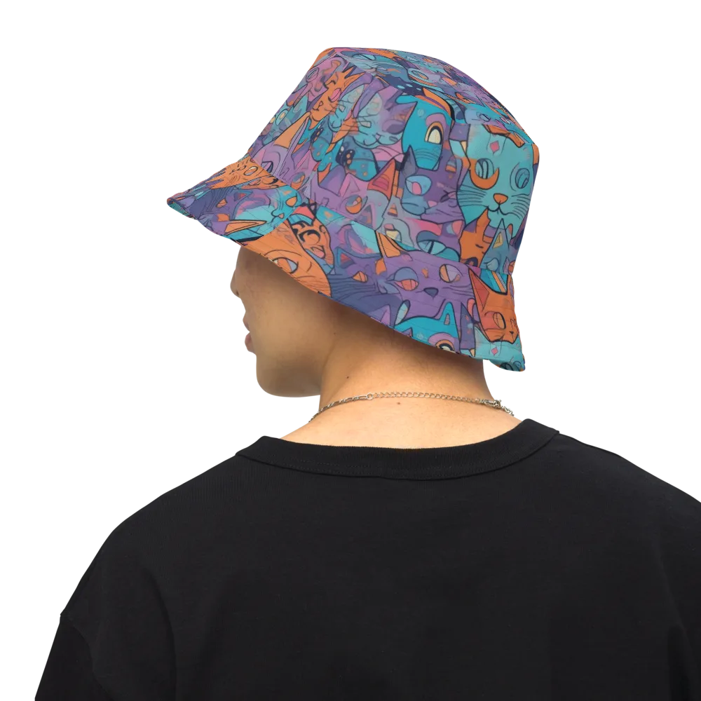 Whisker Spectrum on Reversible Bucket Hat — Back Inside