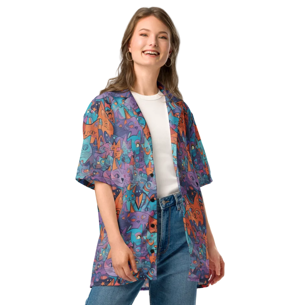 Whisker Spectrum on Button Shirt — Front