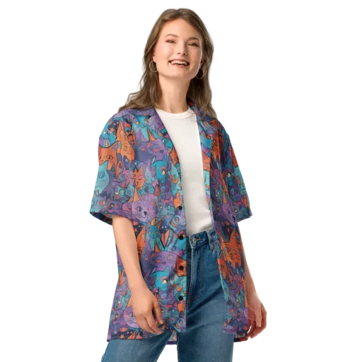 Whisker Spectrum on a Button Shirt