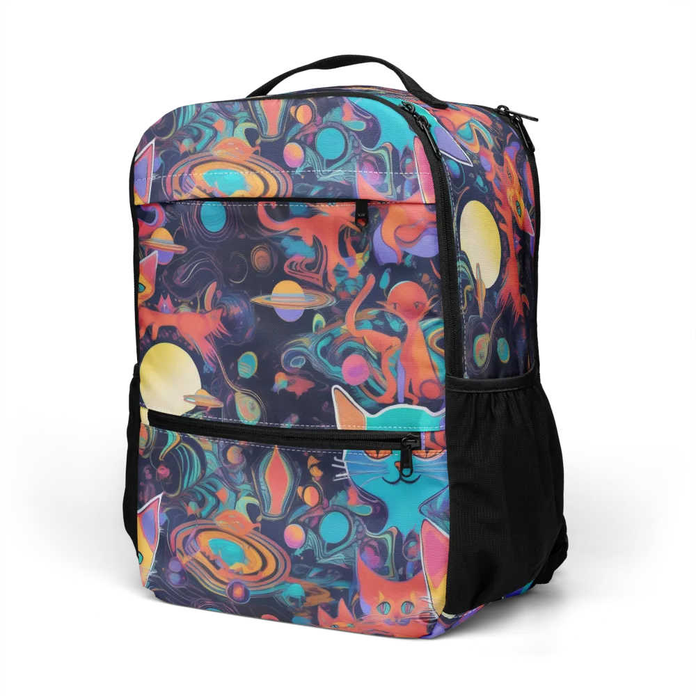 Orbiting Prowlers on Utility Backpack — Left Front