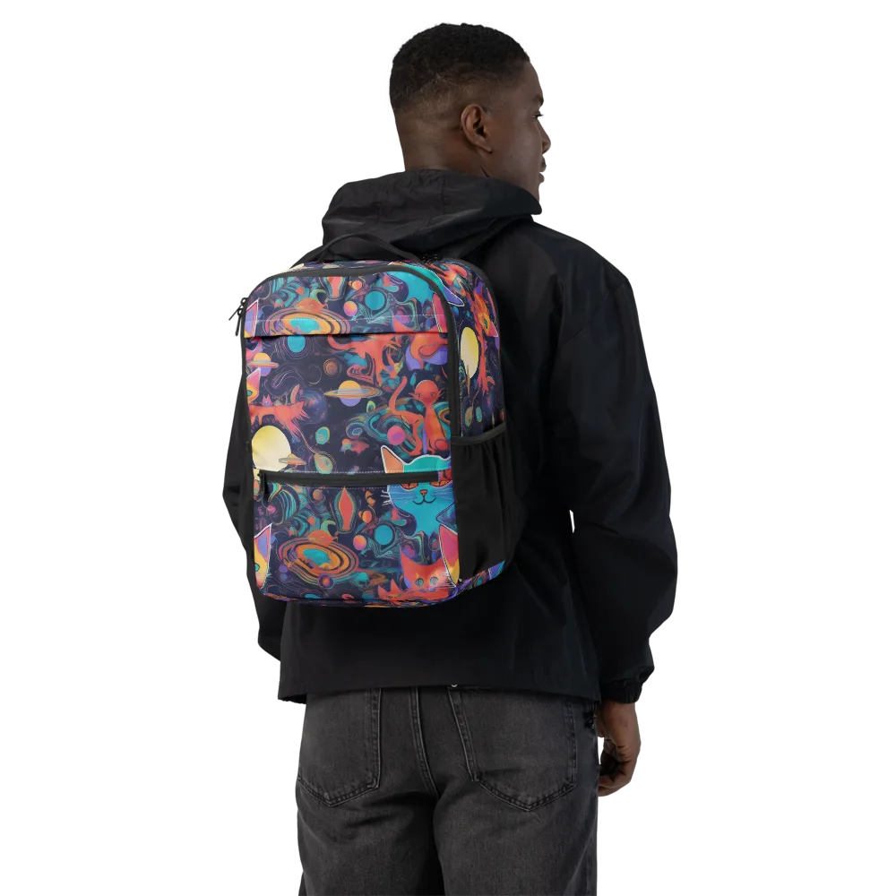 Orbiting Prowlers on Utility Backpack — Back