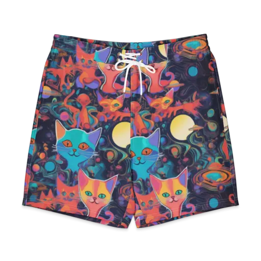 Orbiting Prowlers on a Men's Board Shorts