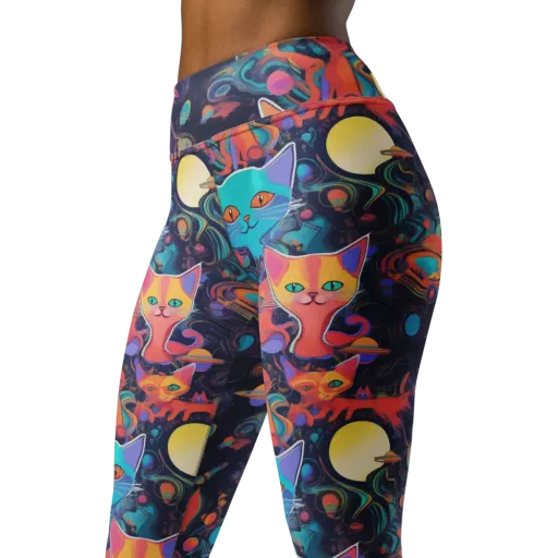 Orbiting Prowlers on a Yoga Leggings