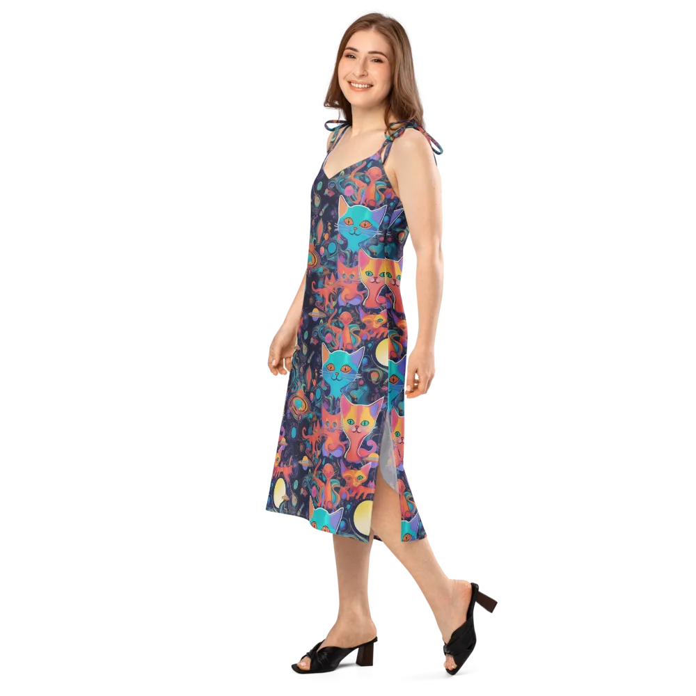 Orbiting Prowlers on Slip Dress — Left Front