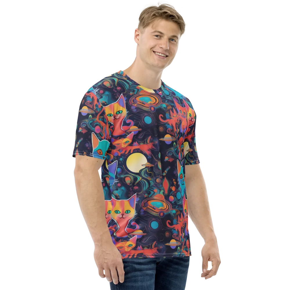 Orbiting Prowlers on Men's Crew Neck T-Shirt — Right