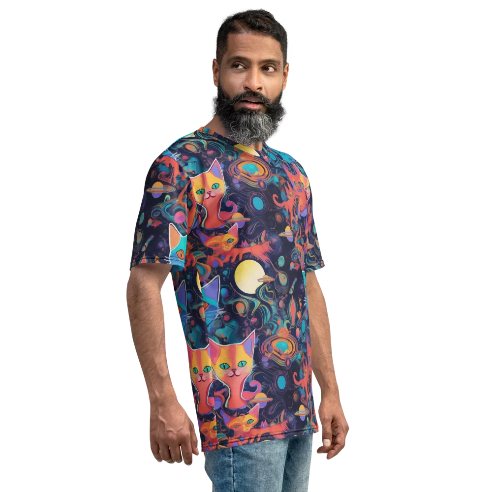 Orbiting Prowlers on Men's Crew Neck T-Shirt — Right