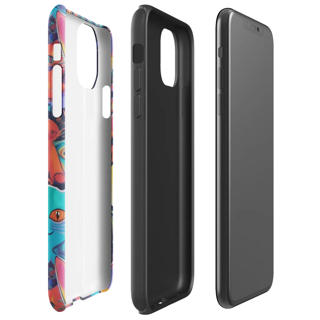Orbiting Prowlers on Tough Case for iPhone® — Right