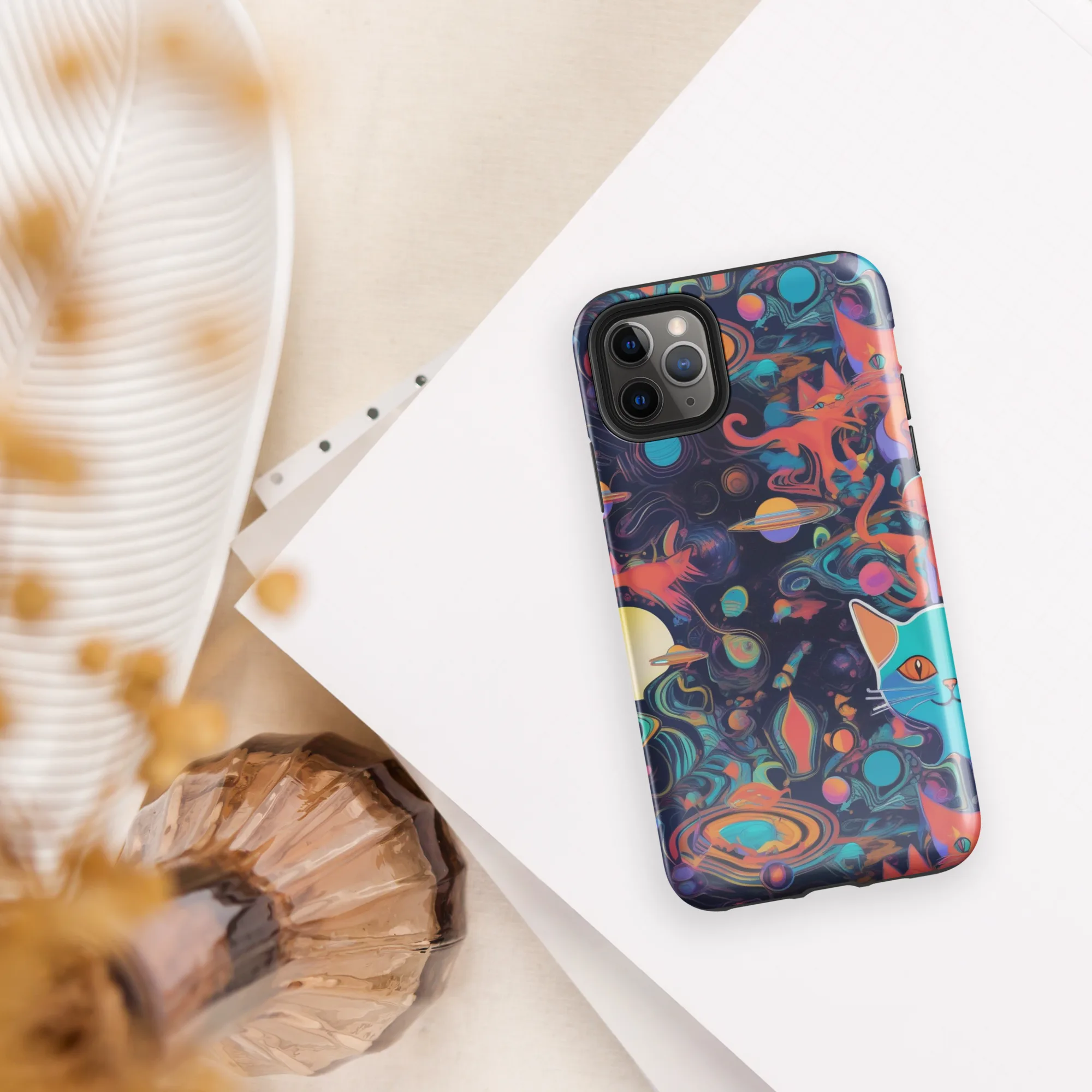 Orbiting Prowlers on Tough Case for iPhone® — Front