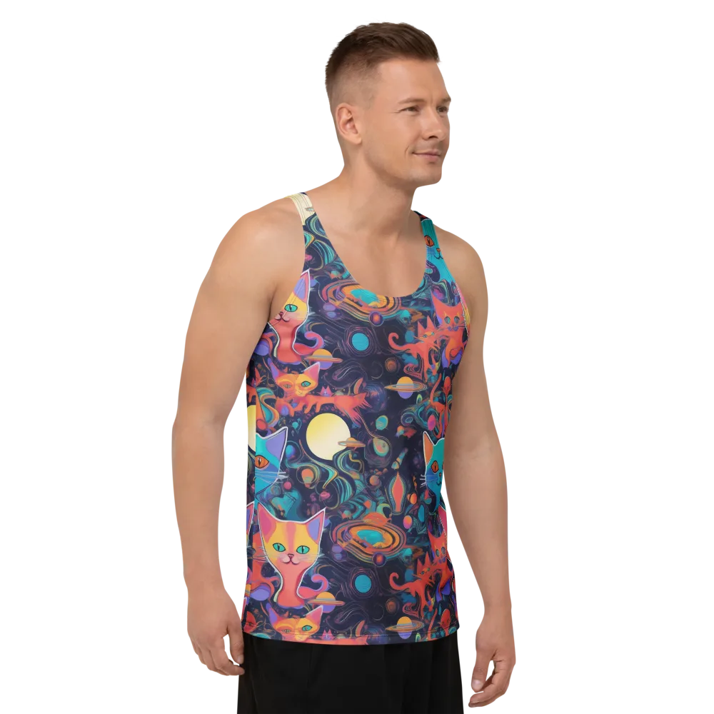 Orbiting Prowlers on Men's Tank Top — Right Front
