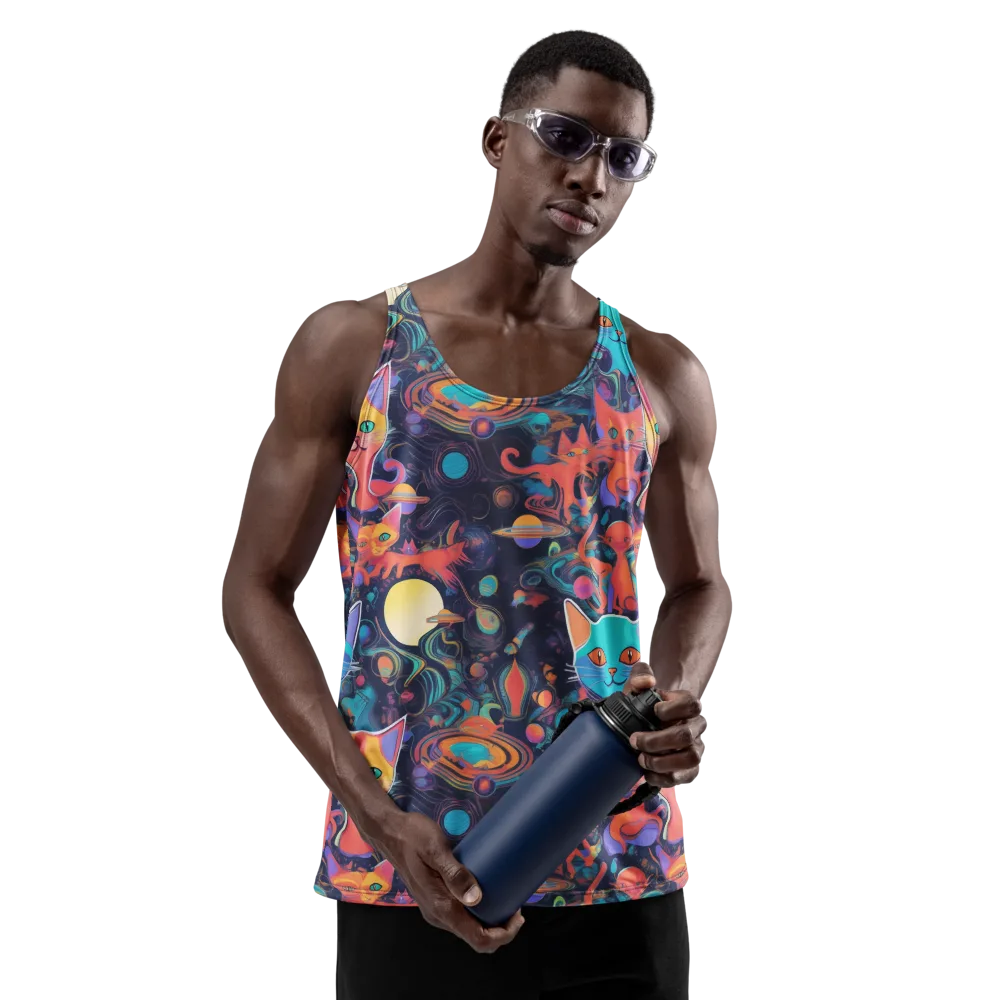 Orbiting Prowlers on Men's Tank Top — Front