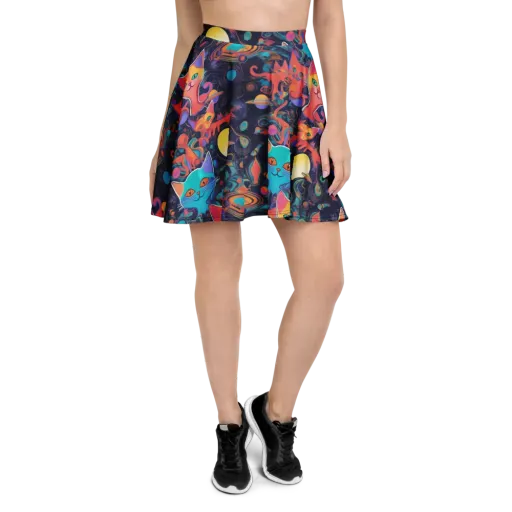 Orbiting Prowlers on a Skater Skirt