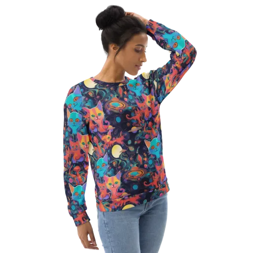 Orbiting Prowlers on a Sweatshirt