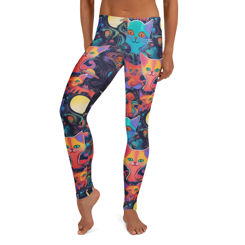 Orbiting Prowlers on Leggings — Front