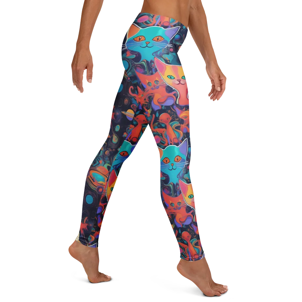 Orbiting Prowlers on Leggings — Right
