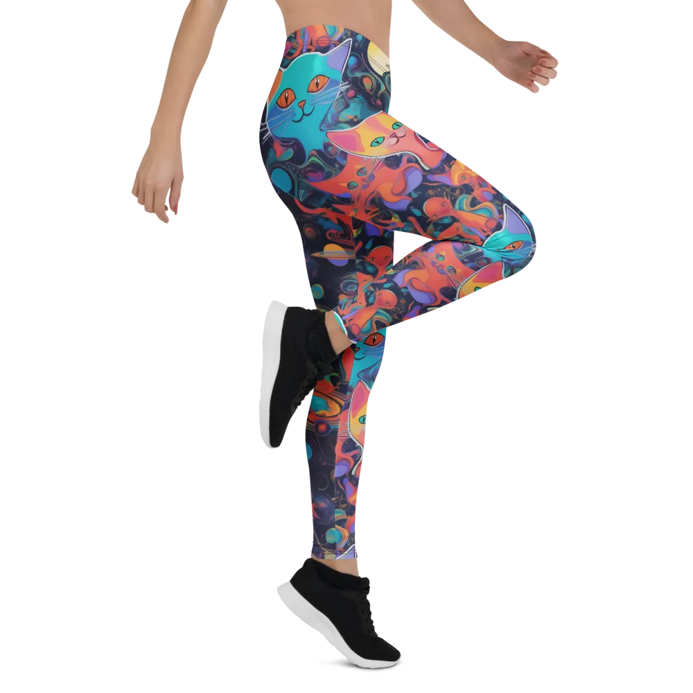 Orbiting Prowlers on Leggings — Right