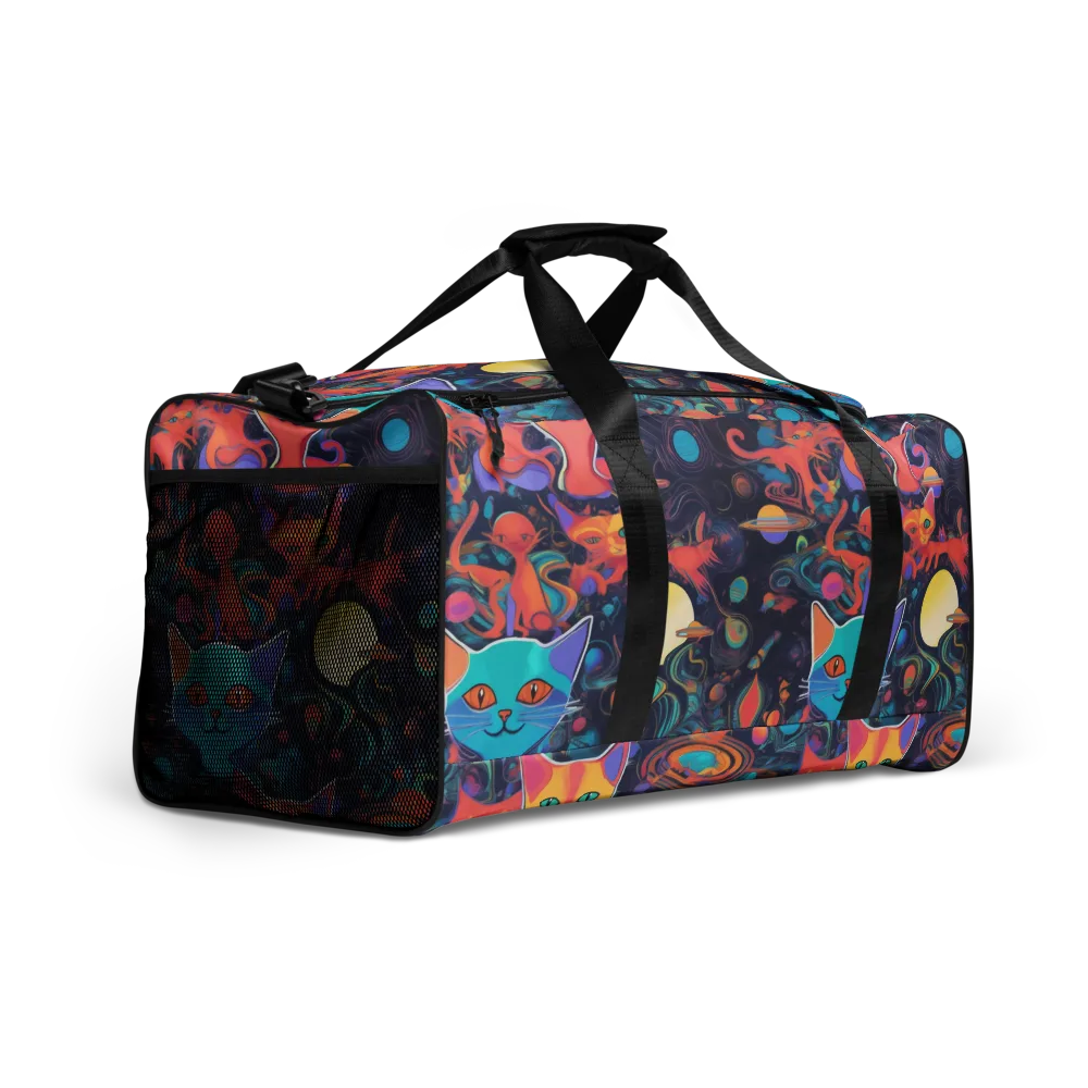 Orbiting Prowlers on Duffle Bag — Right Front
