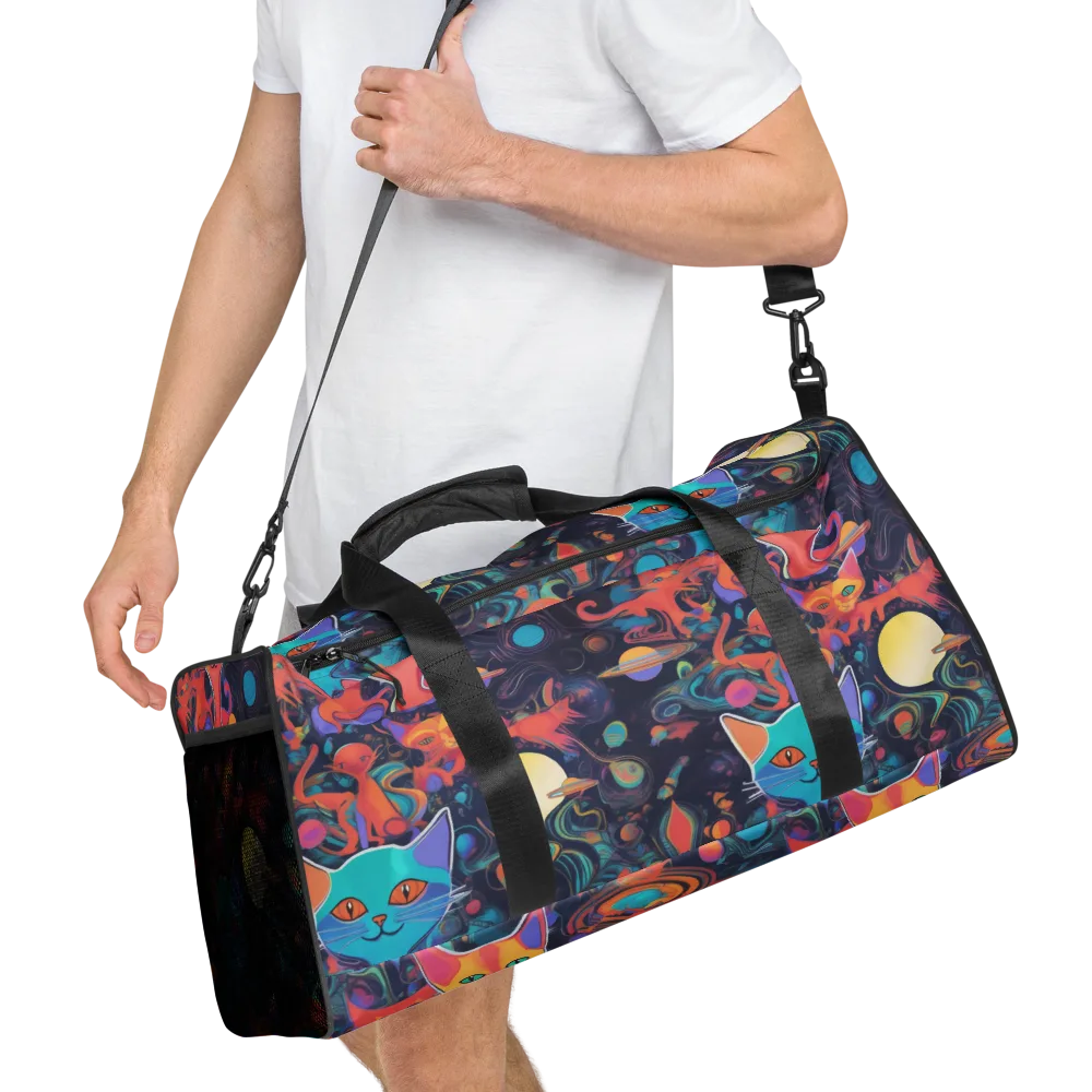 Orbiting Prowlers on Duffle Bag — Right Front