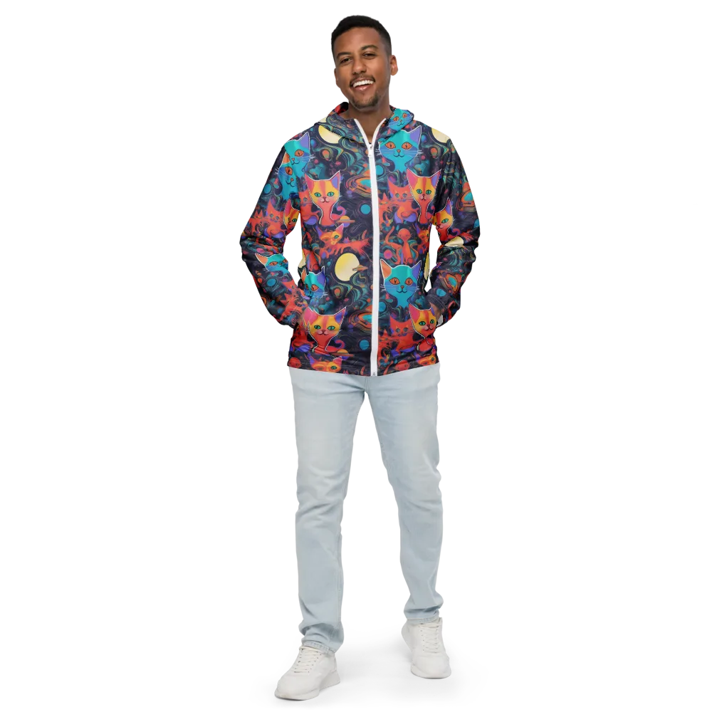 Orbiting Prowlers on Men's Windbreaker — Front