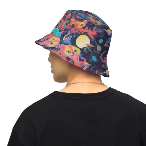 Orbiting Prowlers on a Reversible Bucket Hat