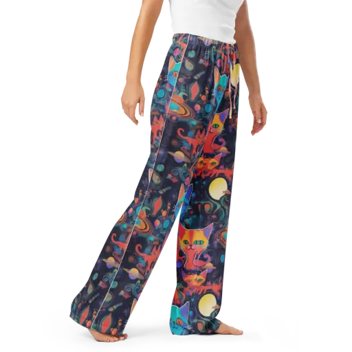 Orbiting Prowlers on a Women's Pajama Pants