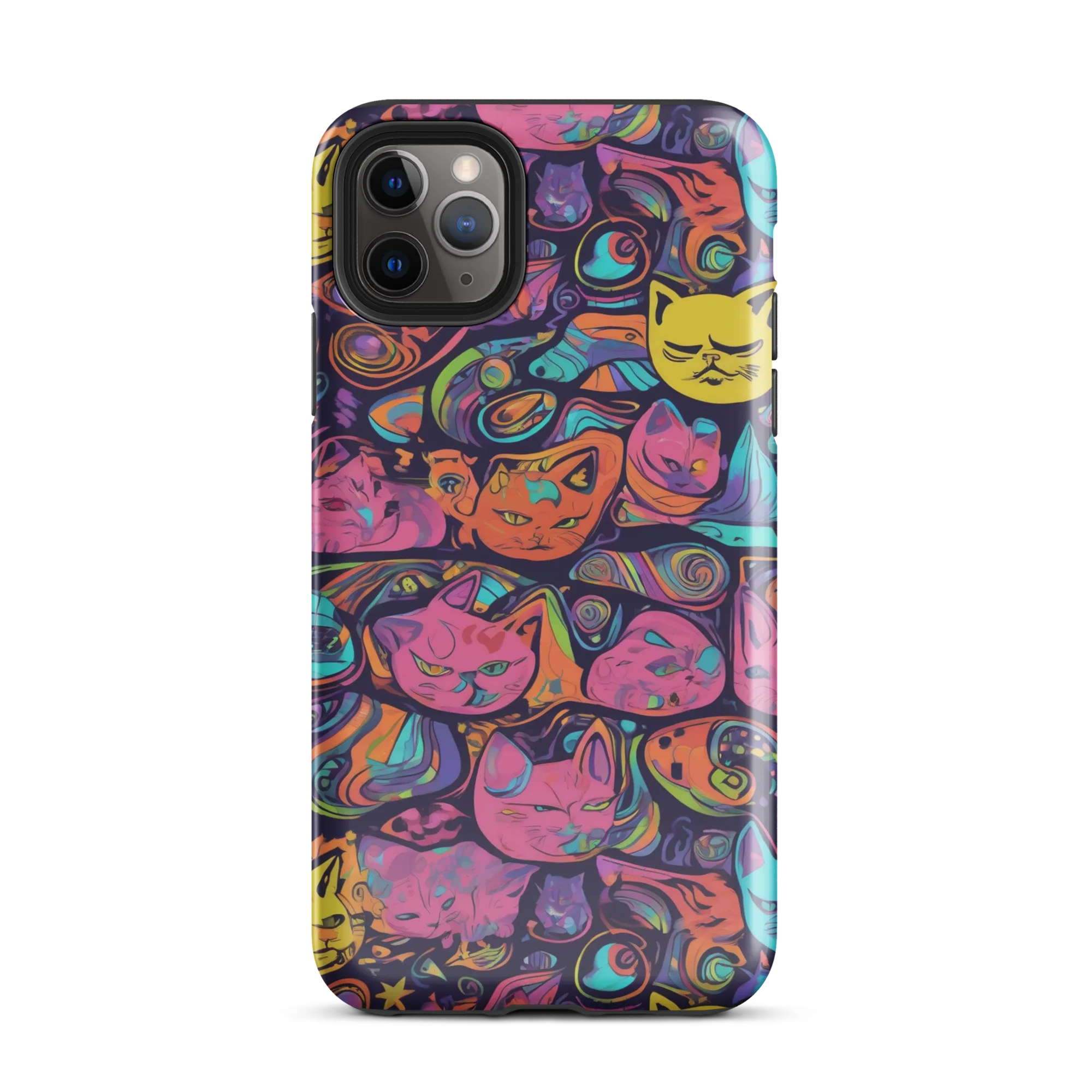 Moonlit Meow on Tough Case for iPhone® — Front