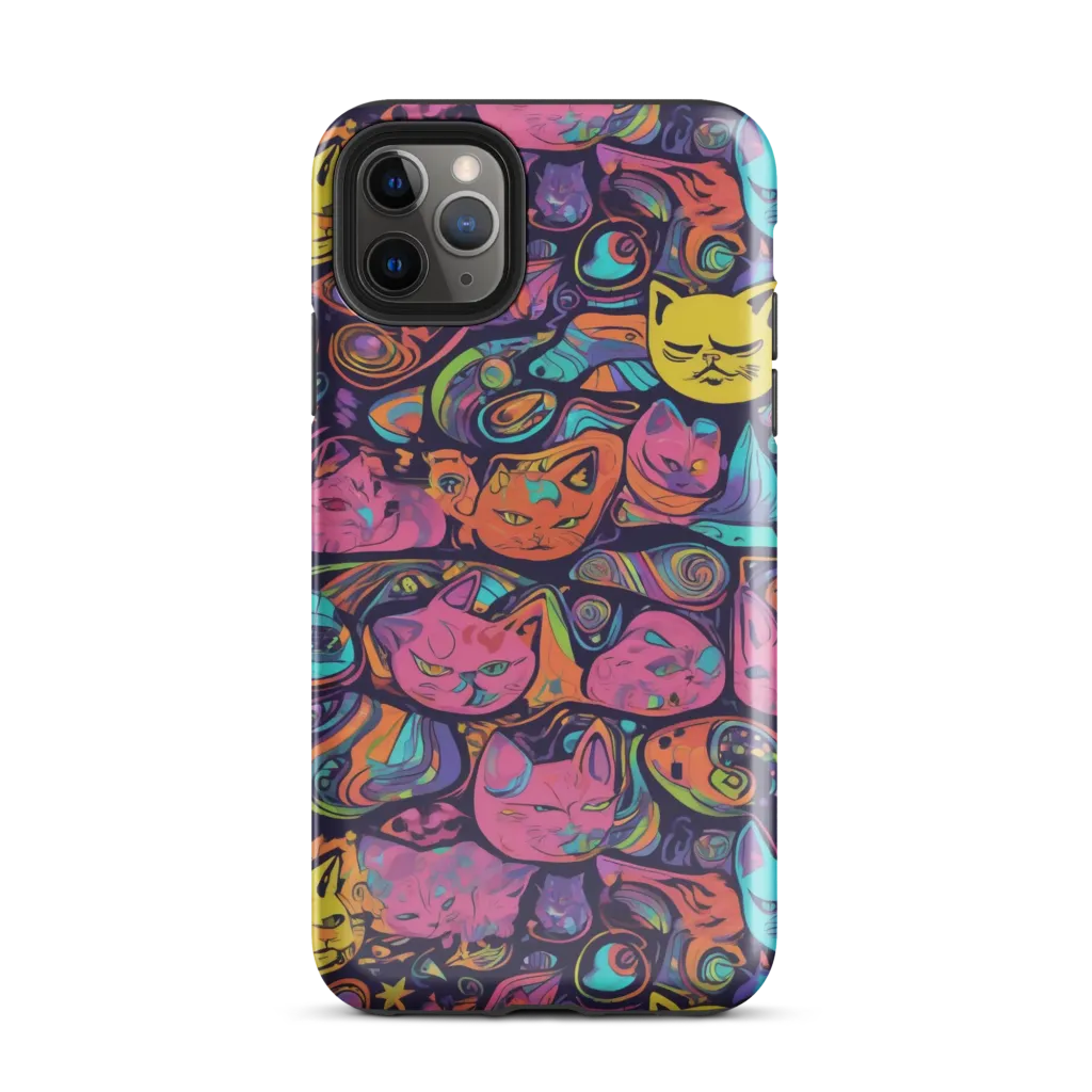 Moonlit Meow on Tough Case for iPhone® — Front