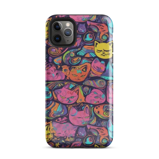 Moonlit Meow on a Tough Case for iPhone®
