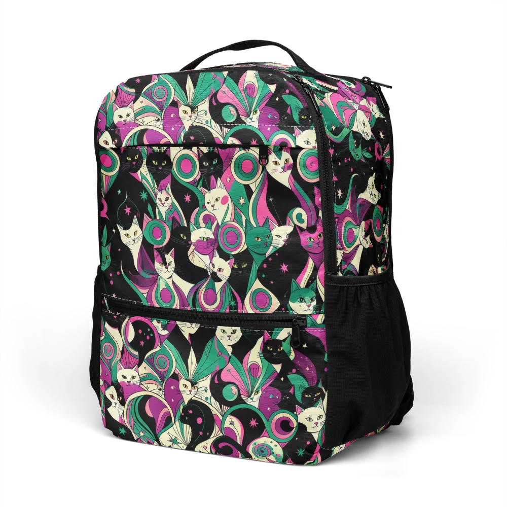 Lunar Whiskers on Utility Backpack — Left Front