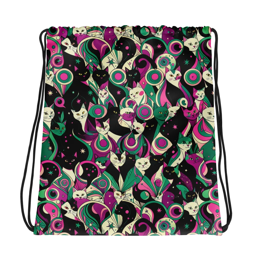 Lunar Whiskers on Drawstring Bag — Photo