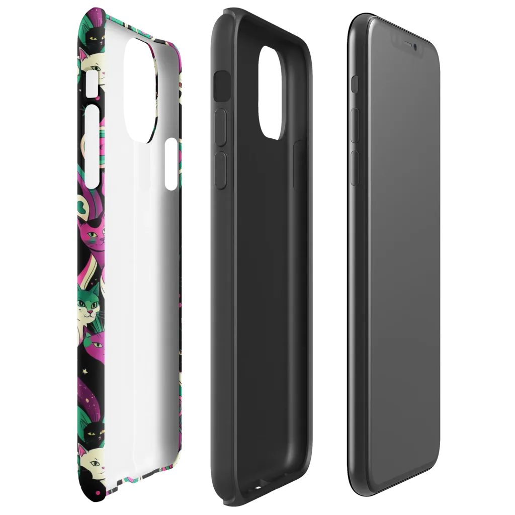 Lunar Whiskers on Tough Case for iPhone® — Right