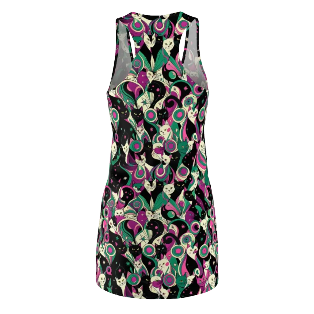 Lunar Whiskers on Racerback Dress — Back