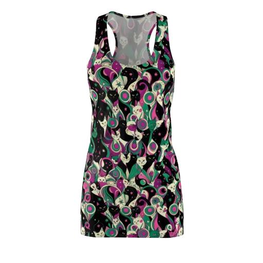 Lunar Whiskers on a Racerback Dress
