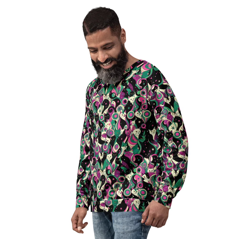 Lunar Whiskers on Sweatshirt — Left Front