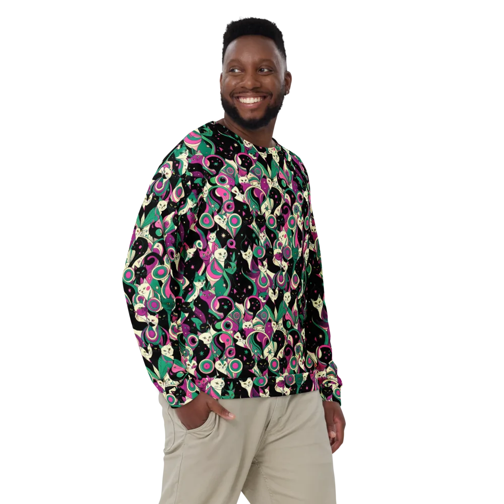 Lunar Whiskers on Sweatshirt — Front