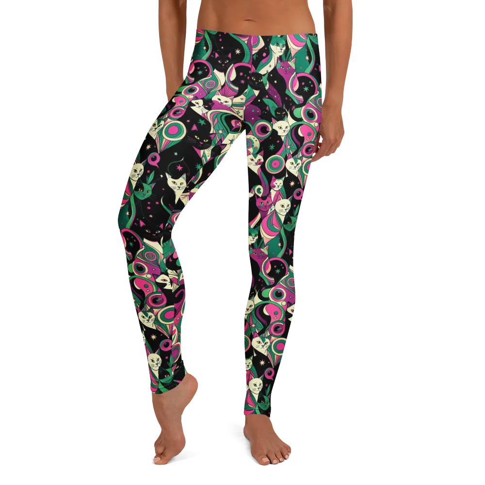 Lunar Whiskers on Leggings — Front